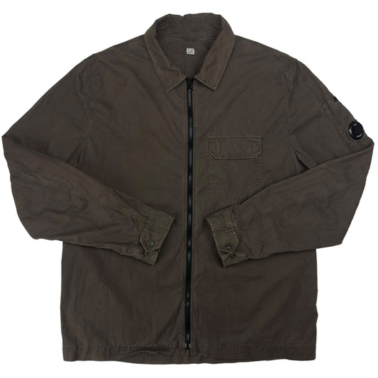 C.P. Company Gabardine Overshirt - Brown