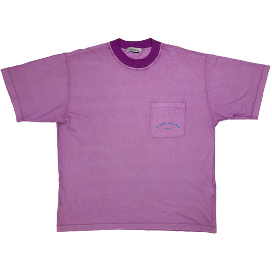 S/S 23 Stone Island Marina Chalk Plating Reflective T-Shirt