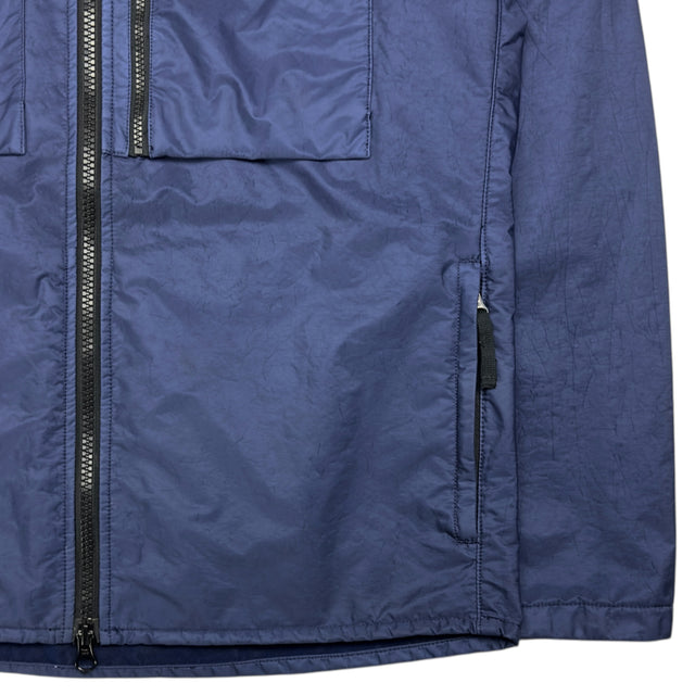A/W 15 Stone Island Nylon Lamy Flock Jacket - Navy