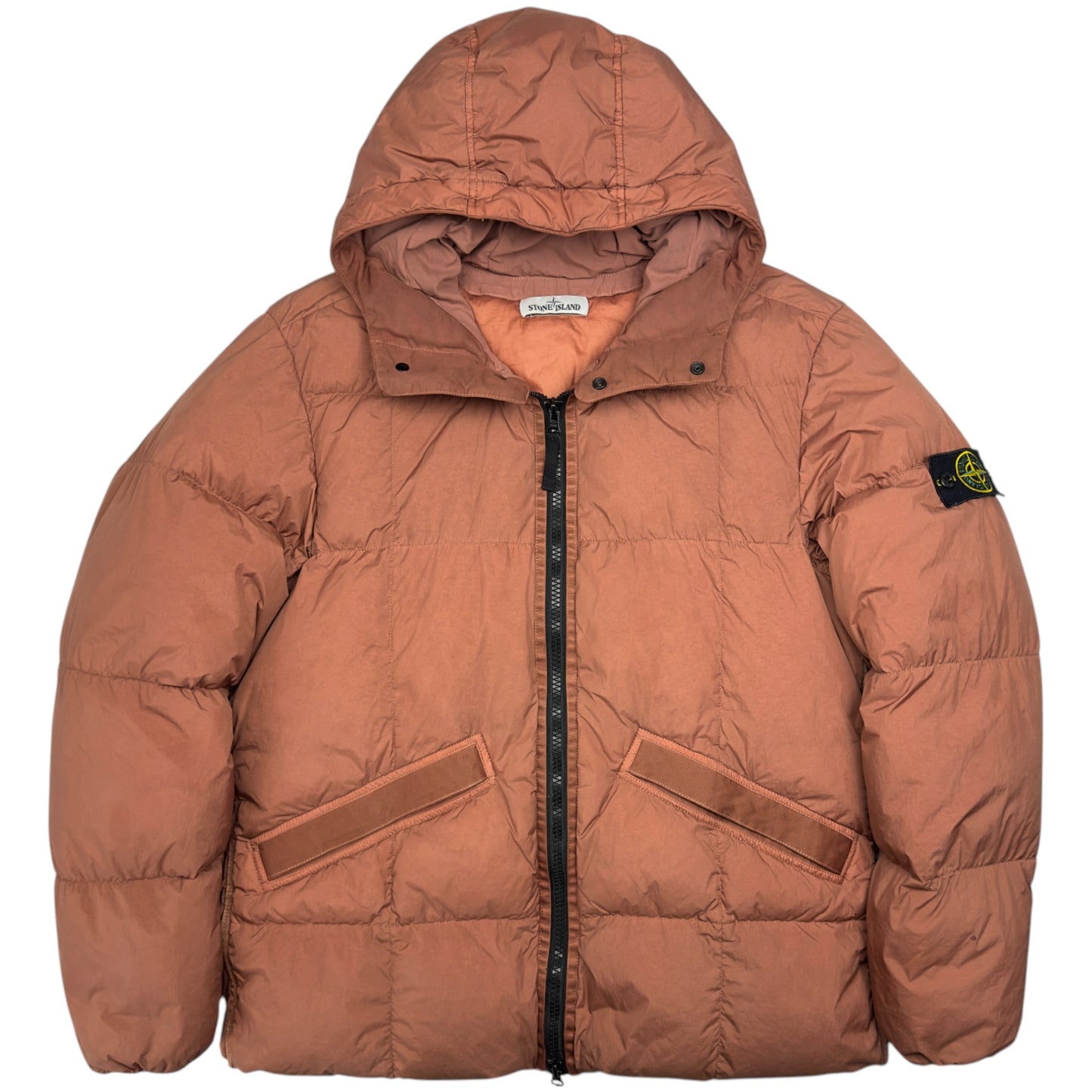 A/W 19 Stone Island Crinkle Reps NY Down Jacket - Coral