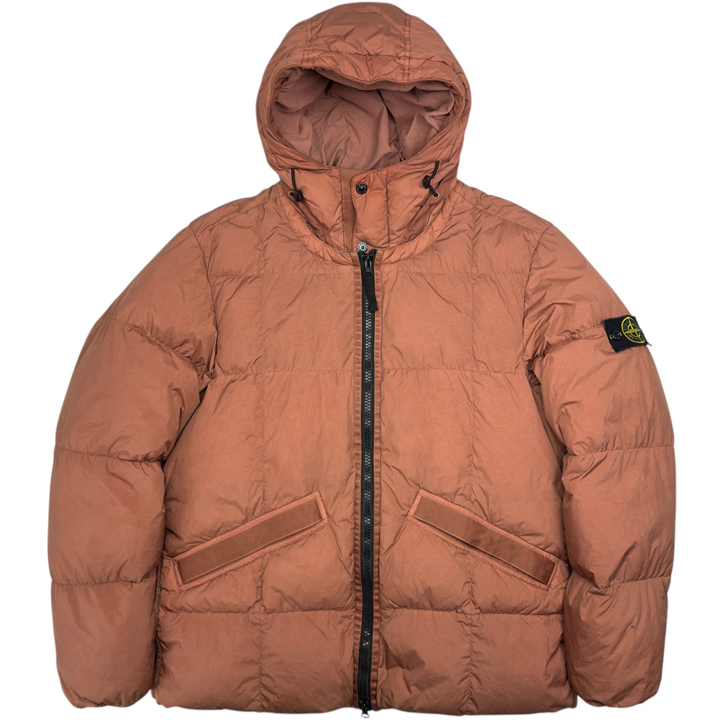 A/W 19 Stone Island Crinkle Reps NY Down Jacket - Coral