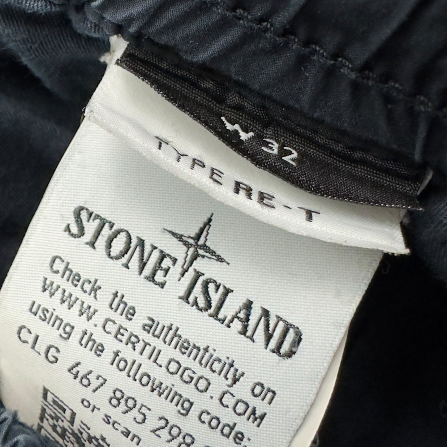 S/S 19 Stone Island Stretch Cotton Cargo Trousers 32 RE-T