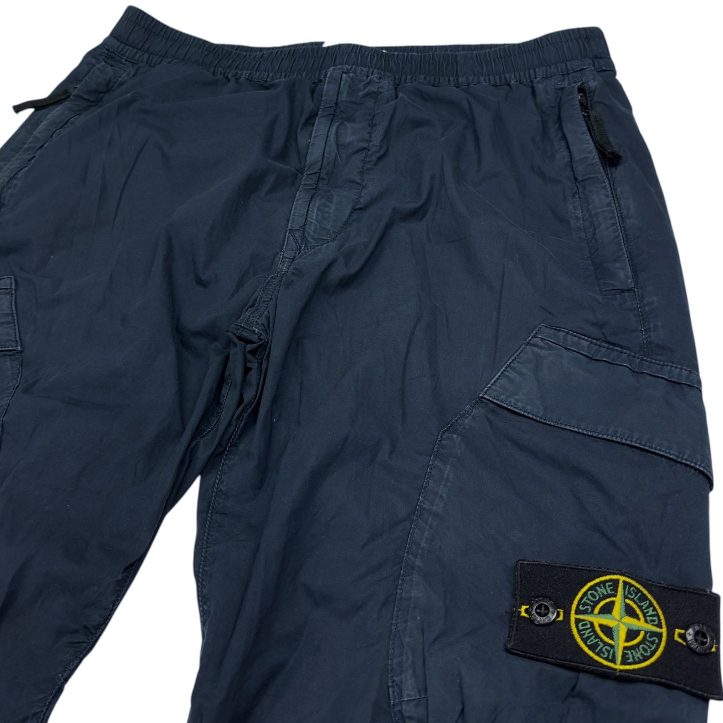 S/S 19 Stone Island Stretch Cotton Cargo Trousers 32 RE-T