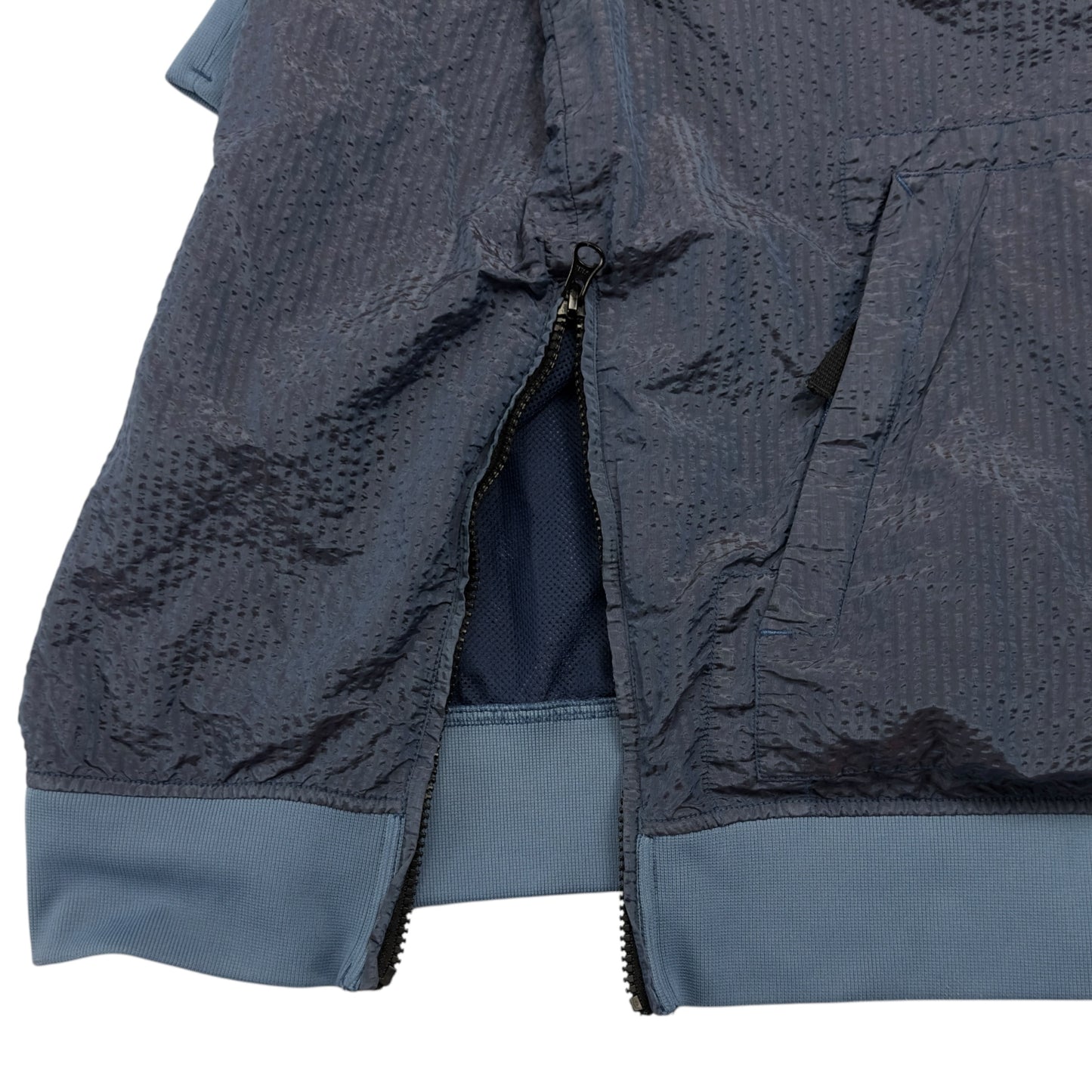 A/W 20 Stone Island Seersucker Nylon Smock - Blue