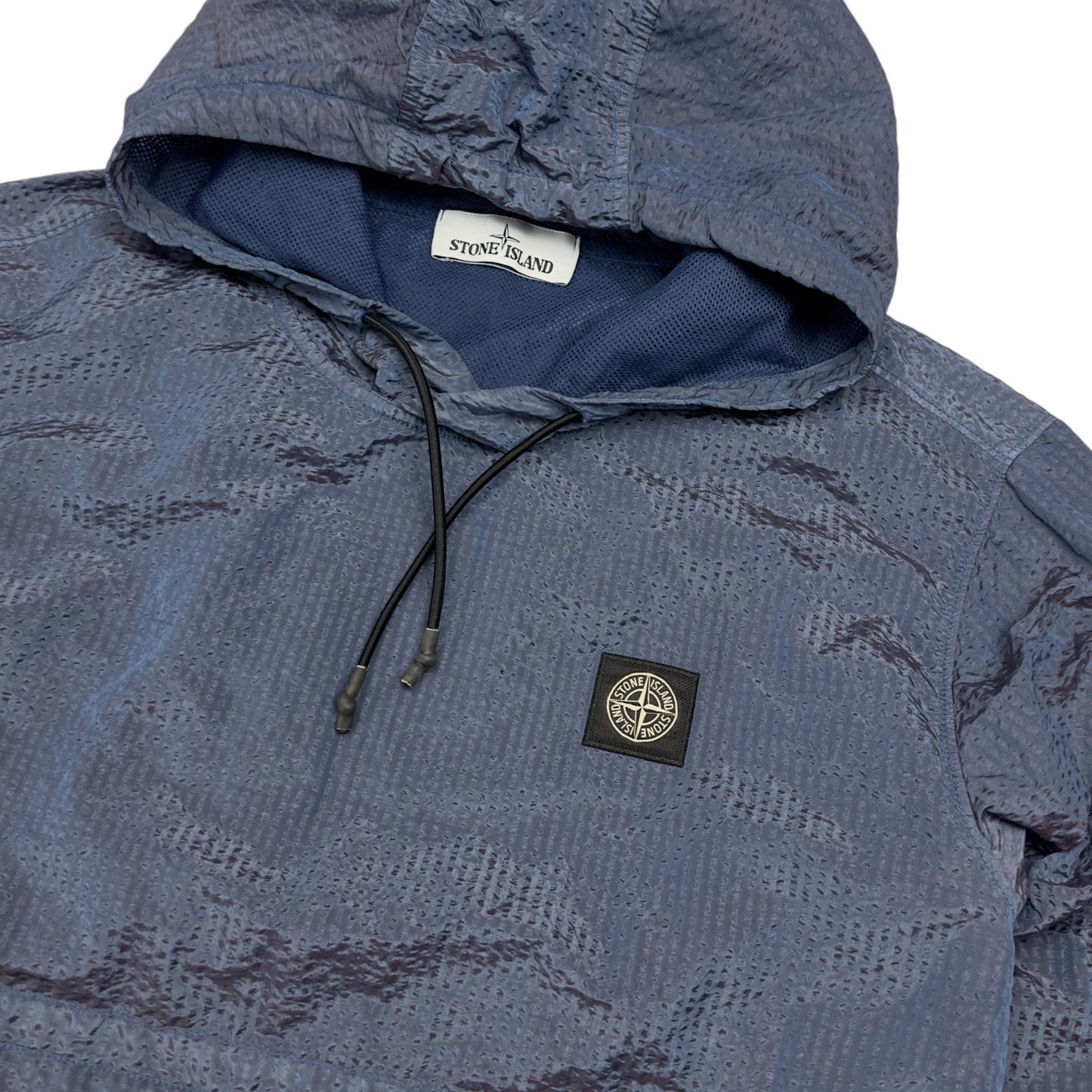 A/W 20 Stone Island Seersucker Nylon Smock - Blue