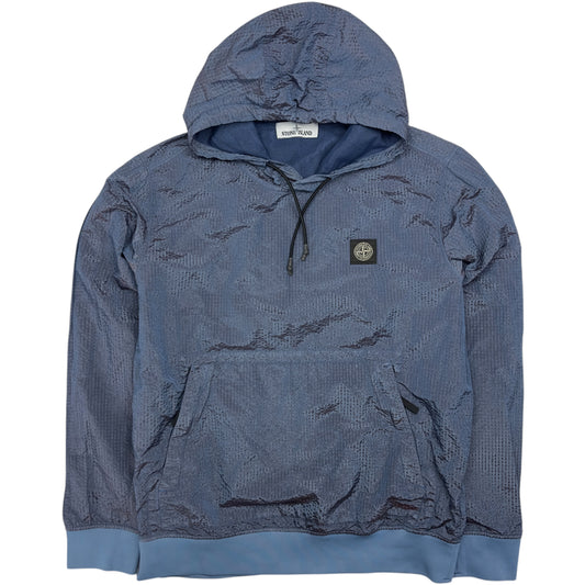 A/W 20 Stone Island Seersucker Nylon Smock - Blue