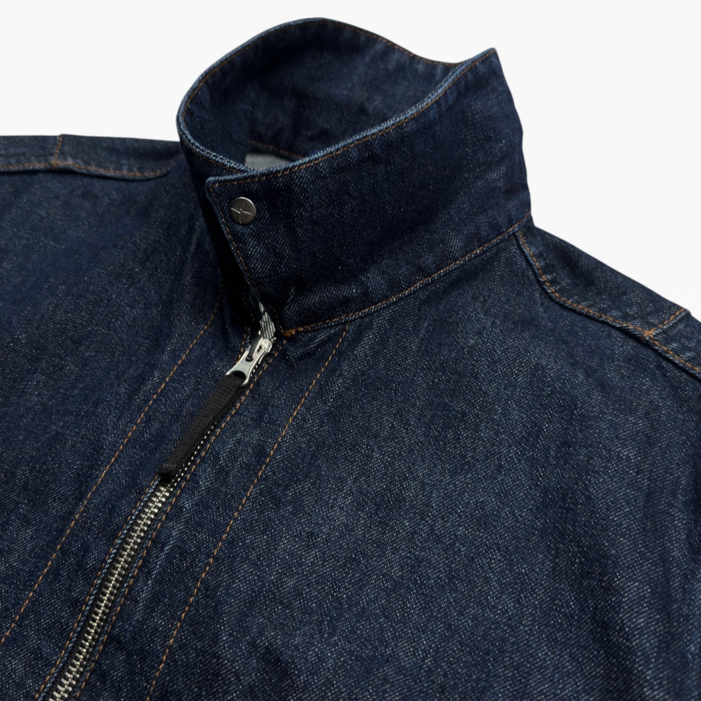 S/S 26 Stone Island Denim Research Light Bull Denim TC Overshirt