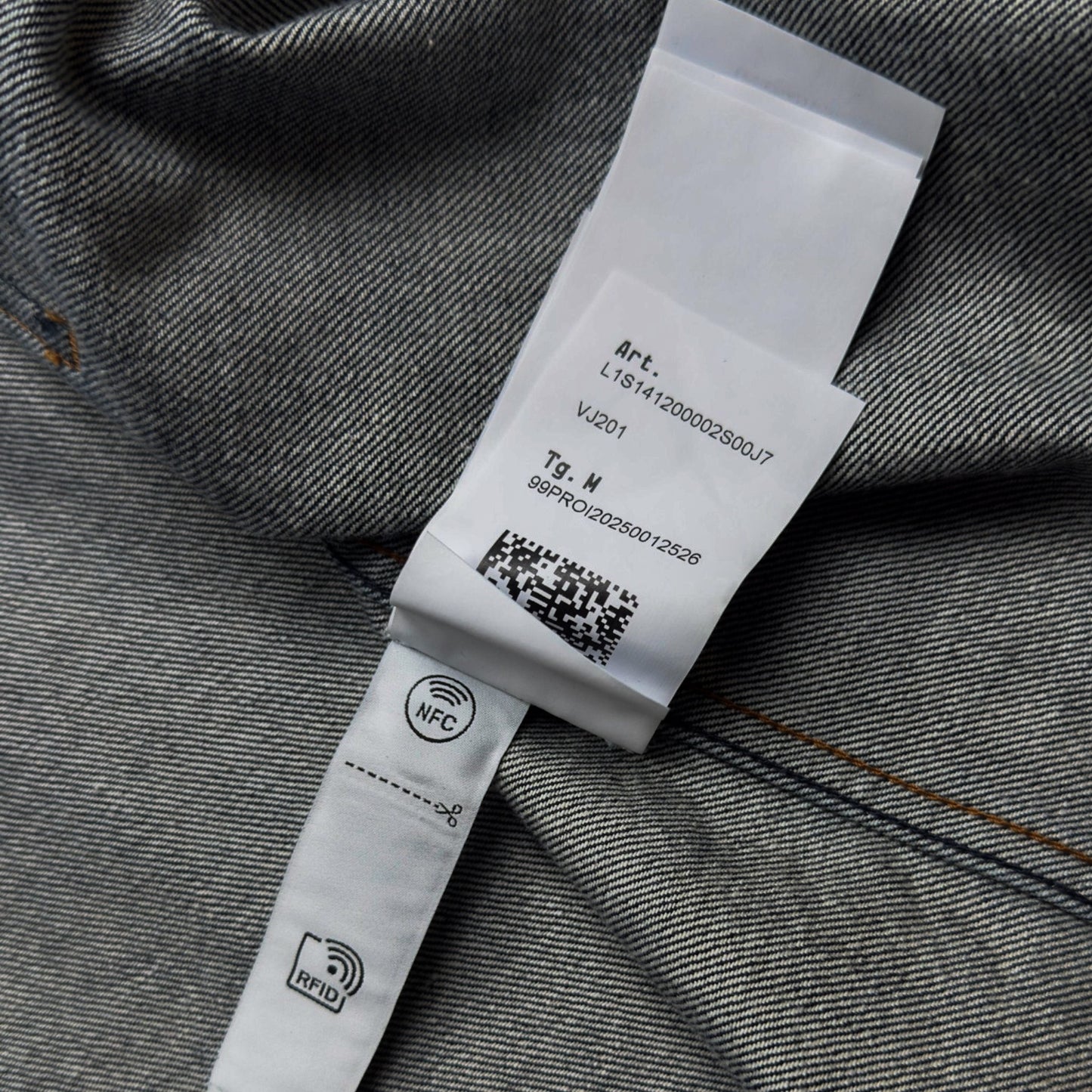 S/S 26 Stone Island Denim Research Light Bull Denim TC Overshirt