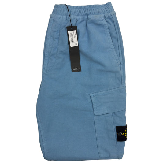 A/W 22 Stone Island Diagonal Weave Cargo Trousers
