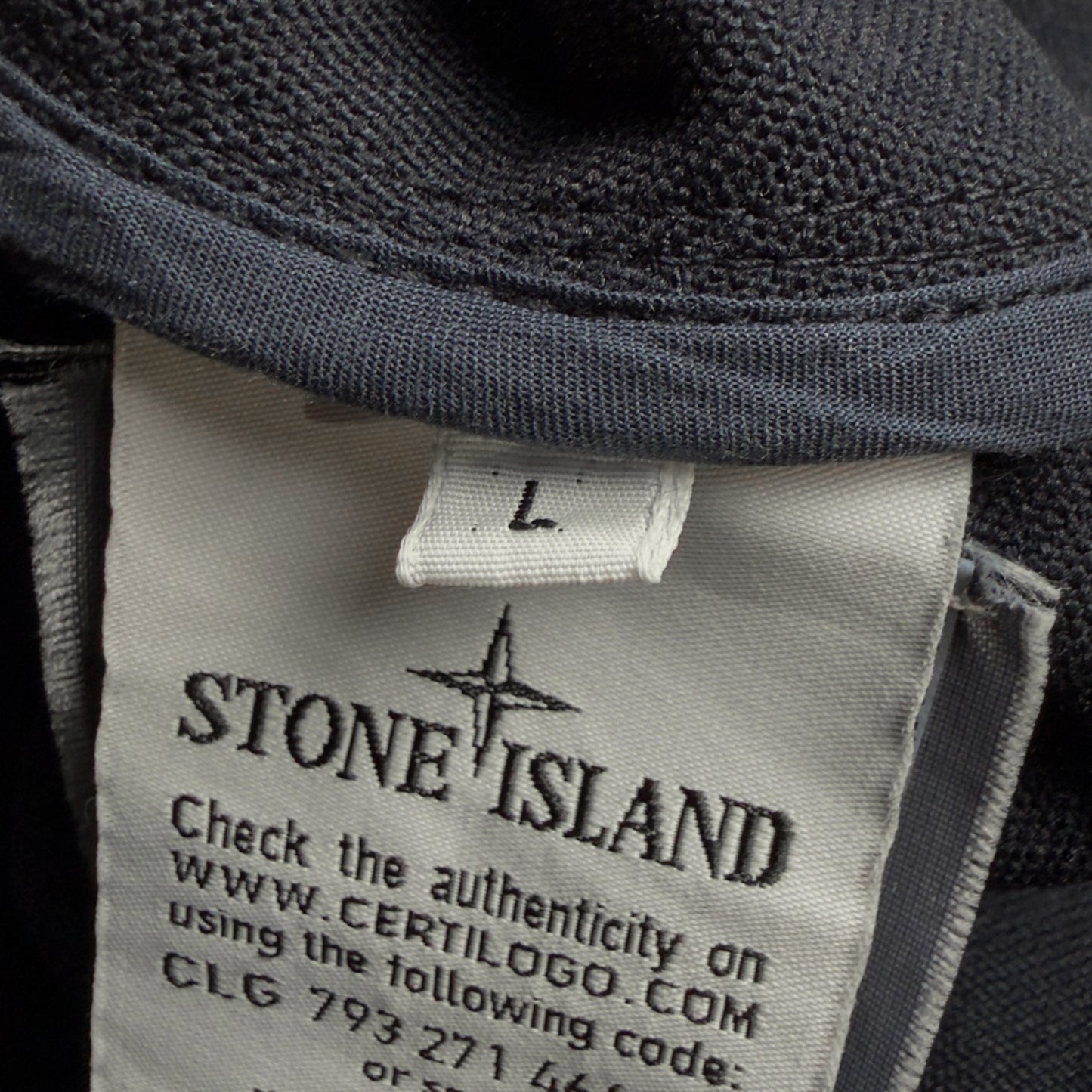 S/S 20 Stone Island Cotton Nylon Moleskin TC Ghost Piece - Navy