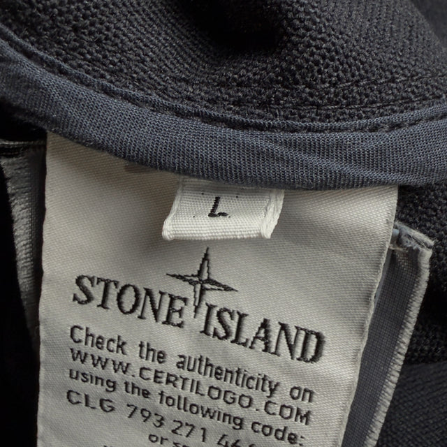 A/W 21 Stone Island Cotton Nylon Moleskin TC Ghost Piece - Navy