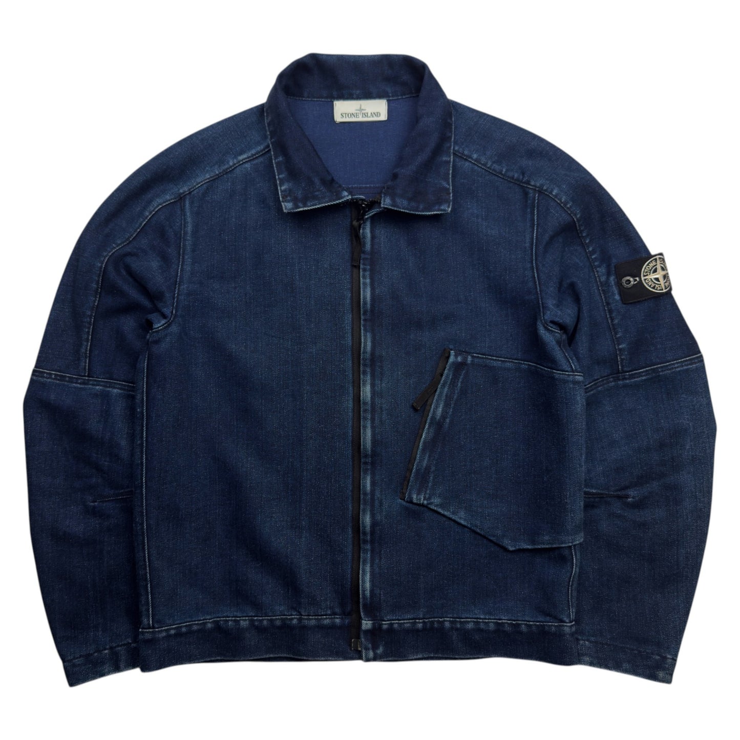 A/W 16 Stone Island Polypropylene Denim Special Process Jacket