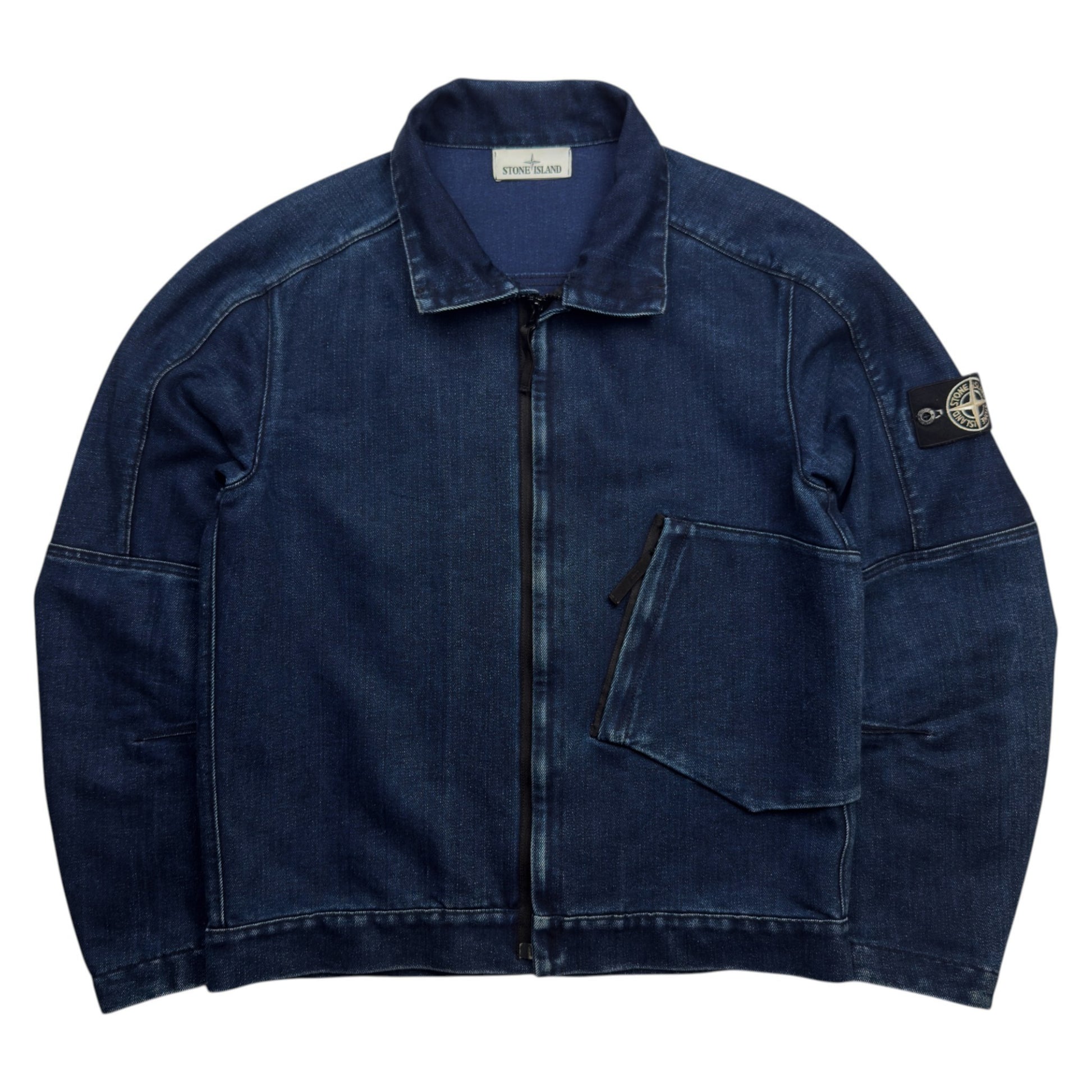 A/W 16 Stone Island Polypropylene Denim Special Process Jacket