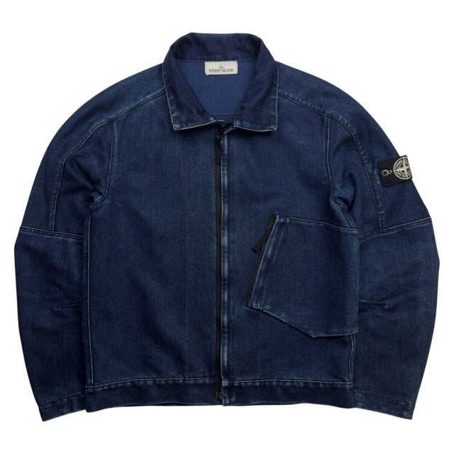 A/W 16 Stone Island Polypropylene Denim Special Process Jacket