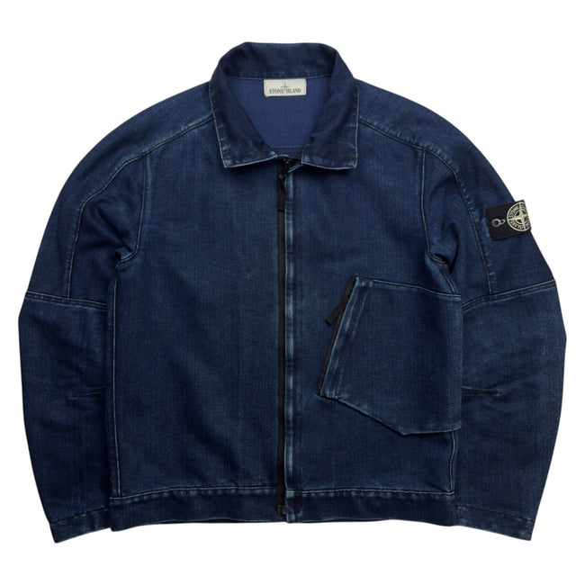 A/W 16 Stone Island Polypropylene Denim Special Process Jacket