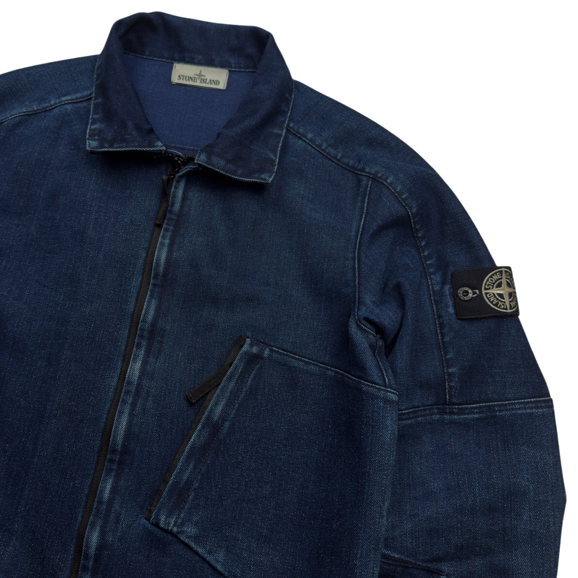 A/W 16 Stone Island Polypropylene Denim Special Process Jacket