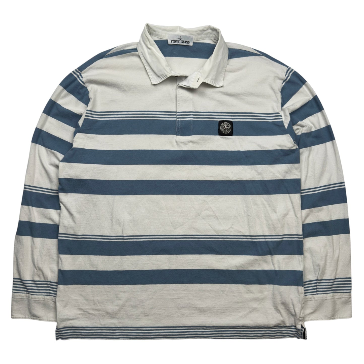 S/S 14 Stone Island Striped Rugby Top