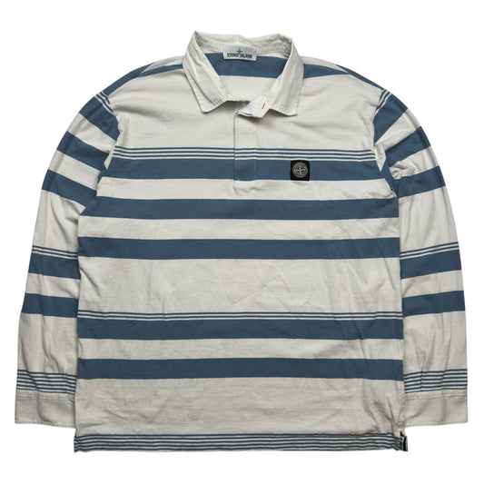 S/S 14 Stone Island Striped Rugby Top