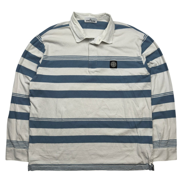 S/S 14 Stone Island Striped Rugby Top