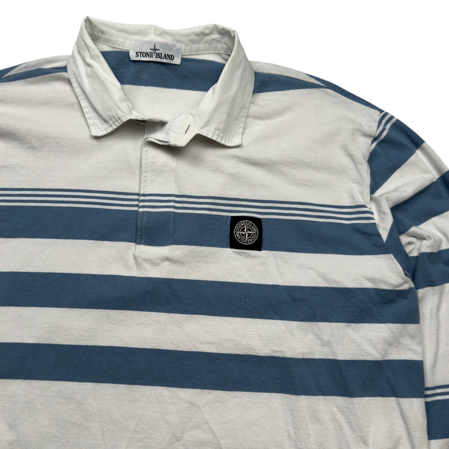 S/S 14 Stone Island Striped Rugby Top