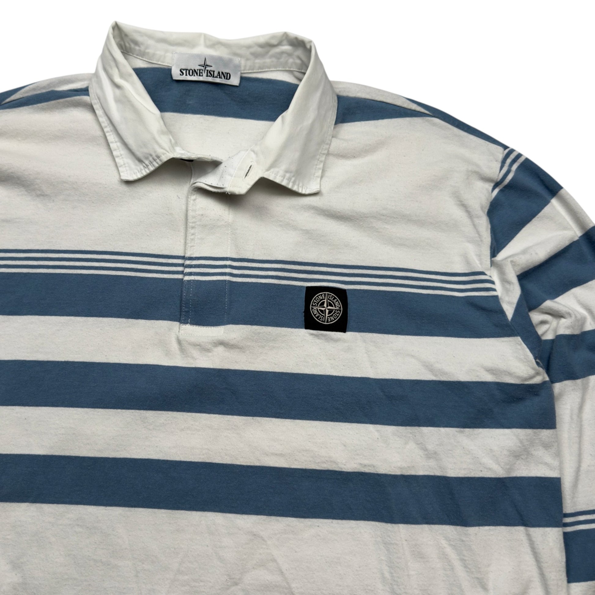 S/S 14 Stone Island Striped Rugby Top