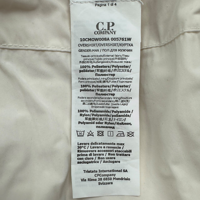 C.P. Company Metropolis Memri Overshirt - Cream