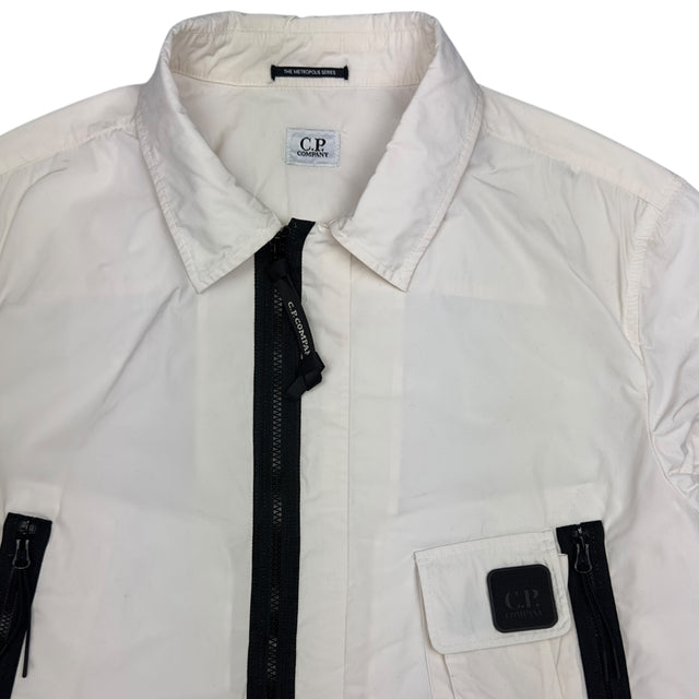 C.P. Company Metropolis Memri Overshirt - Cream