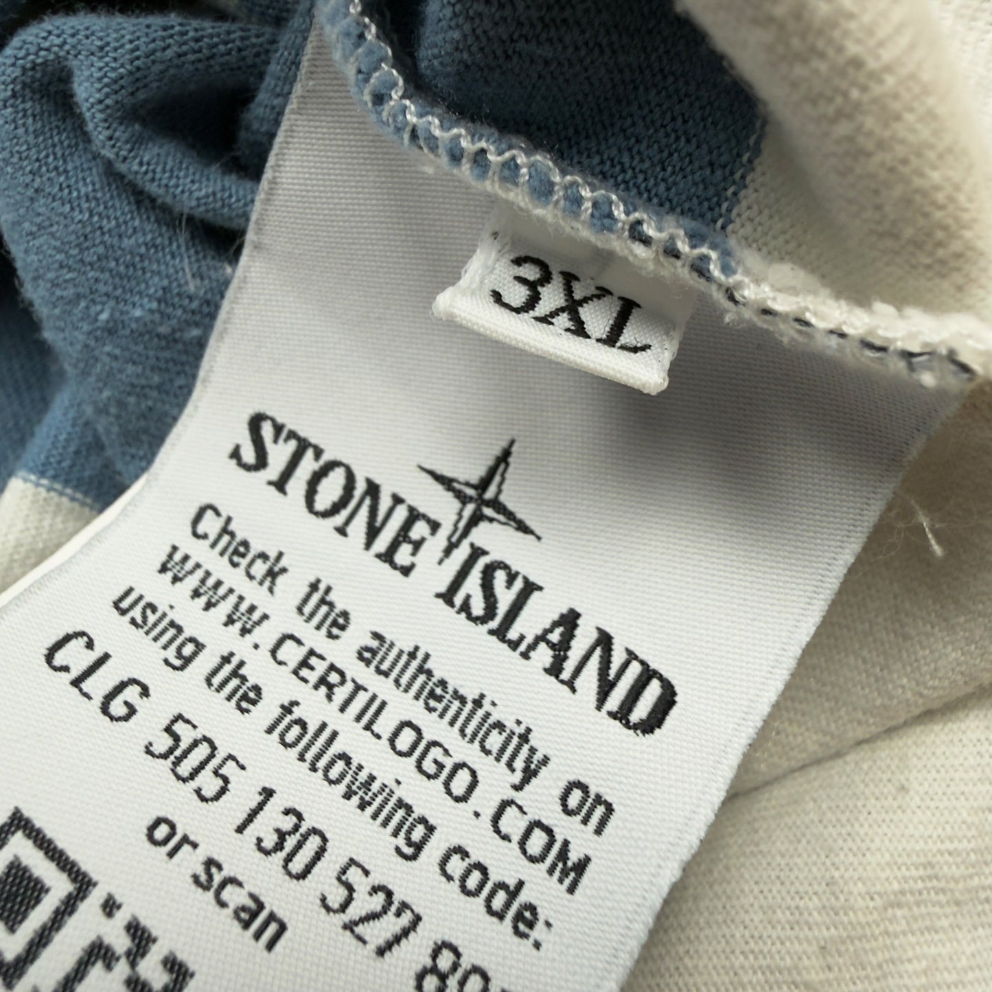 S/S 14 Stone Island Striped Rugby Top