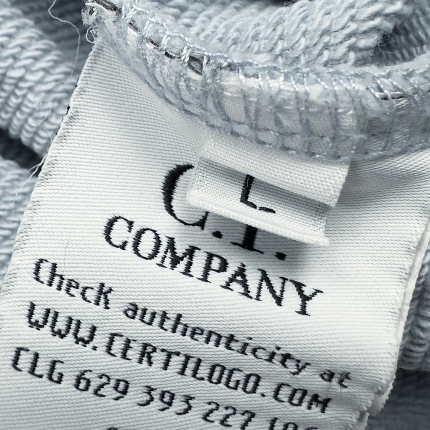 C.P. Company Laminated Logo Crewneck Sweater