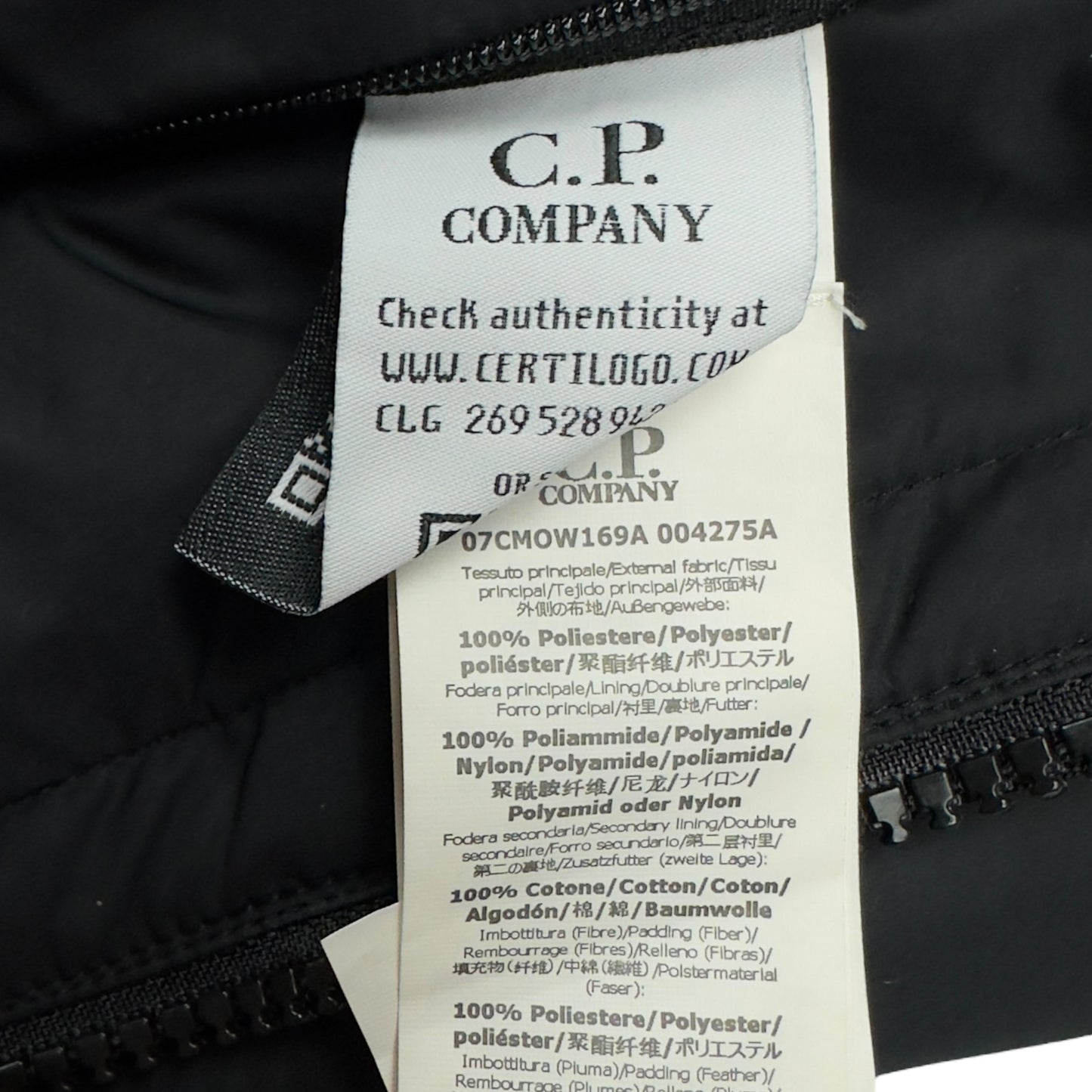 C.P. Company Micro M Down Puffer Jacket