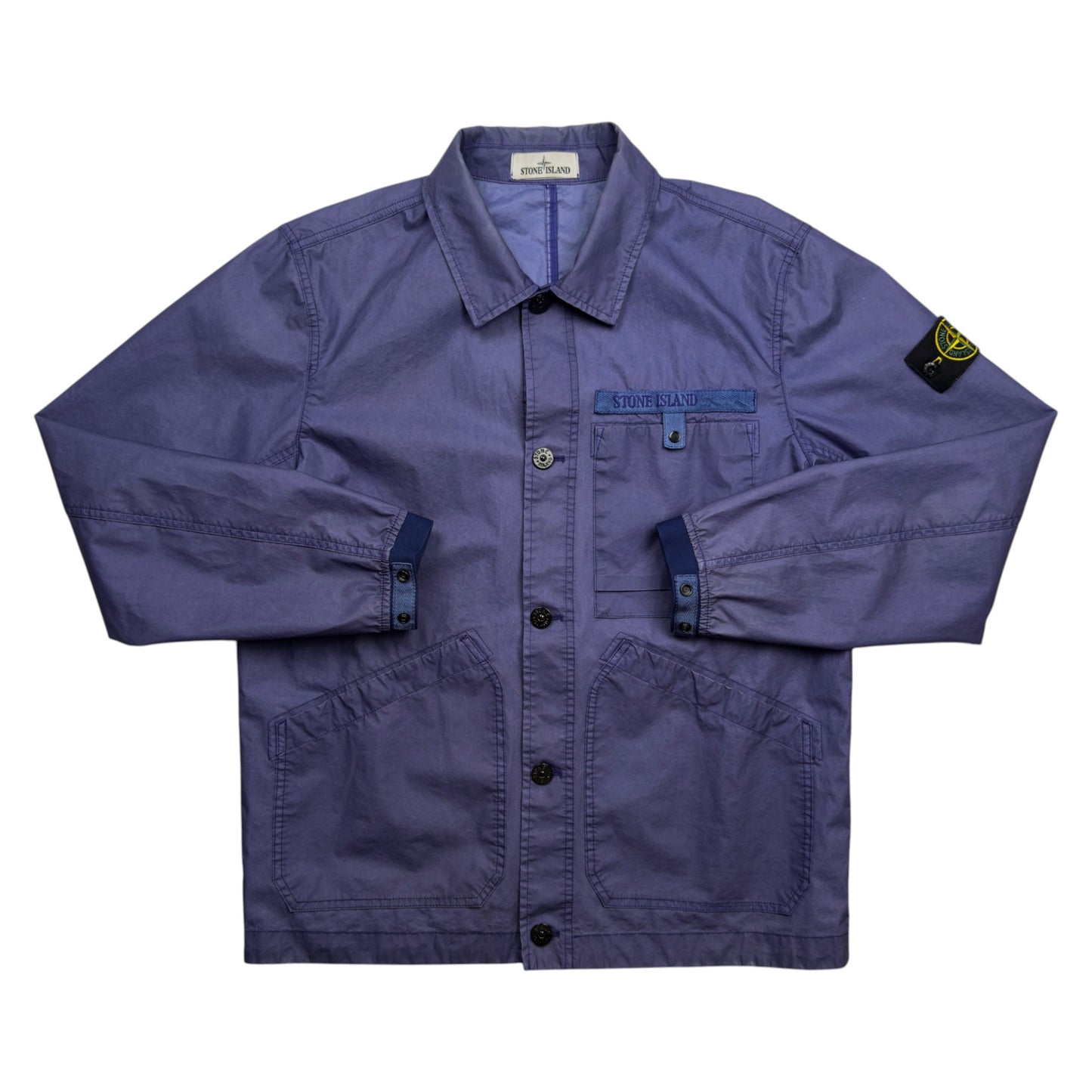 S/S 22 Stone Island Aggressive Gommato Overshirt Jacket