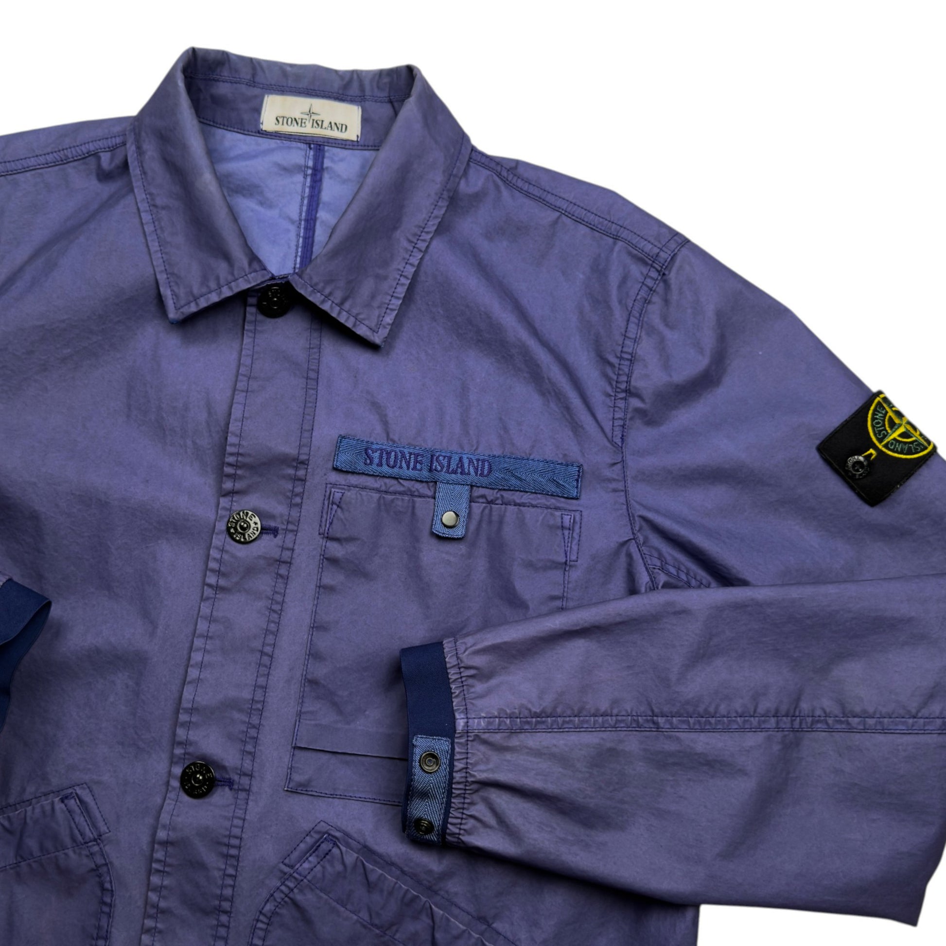 S/S 22 Stone Island Aggressive Gommato Overshirt Jacket