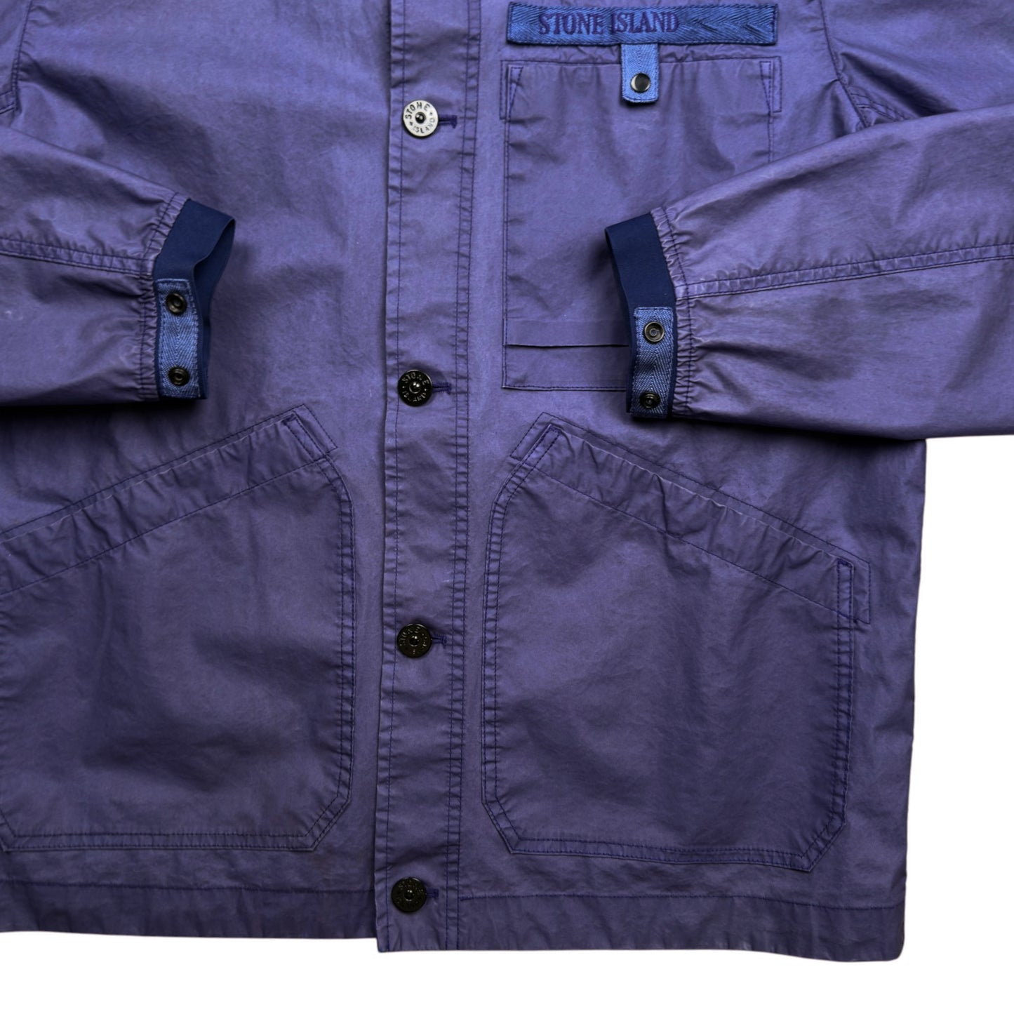 S/S 22 Stone Island Aggressive Gommato Overshirt Jacket