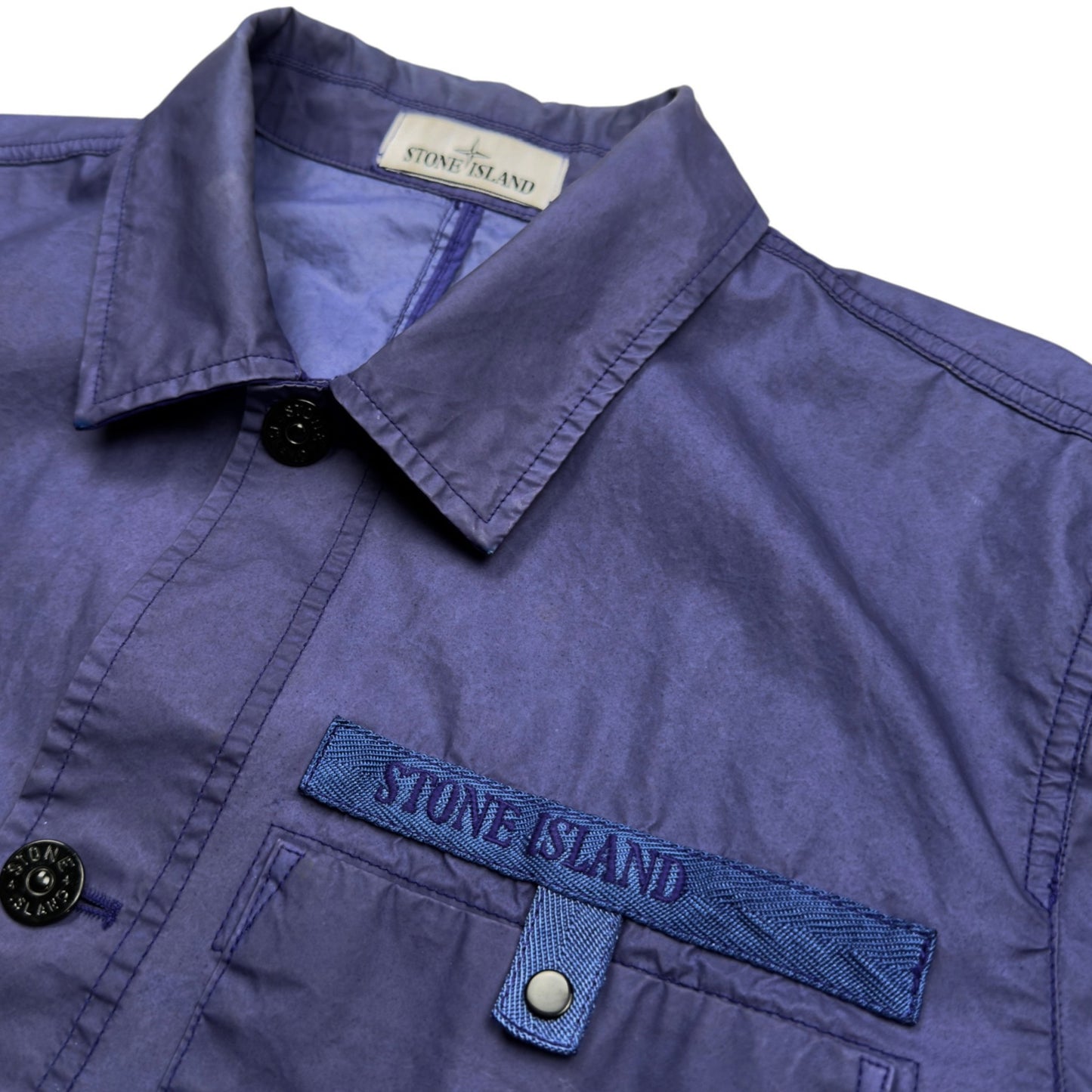 S/S 22 Stone Island Aggressive Gommato Overshirt Jacket