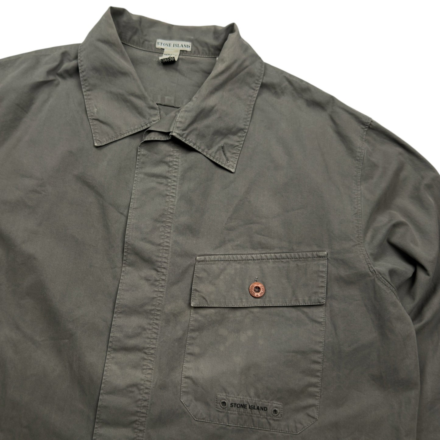 A/W 2000 Stone Island Vintage Pocket Overshirt - Grey