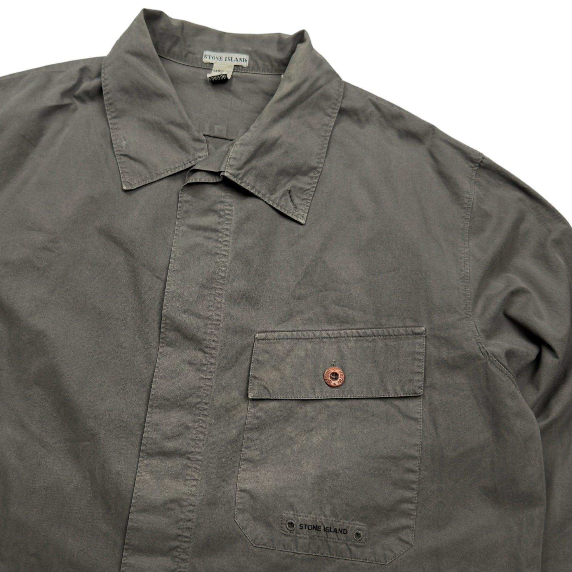 A/W 2000 Stone Island Vintage Pocket Overshirt - Grey