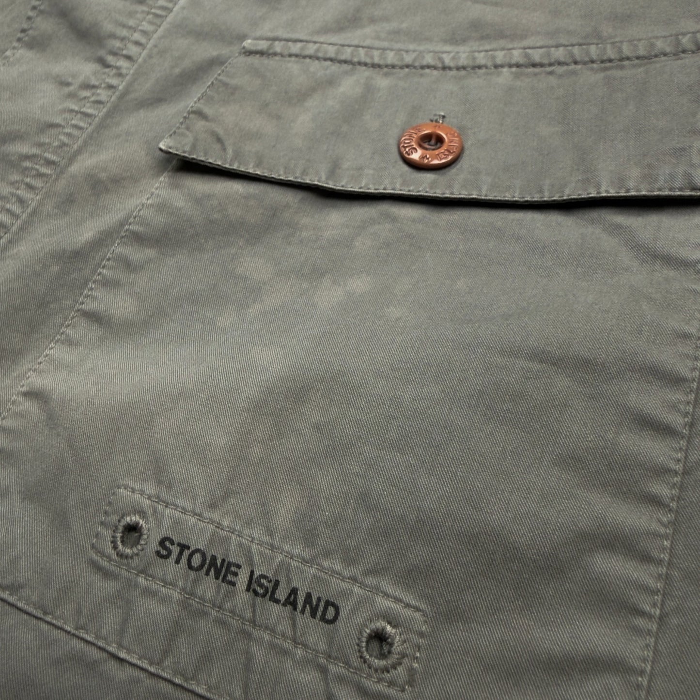 A/W 2000 Stone Island Vintage Pocket Overshirt - Grey