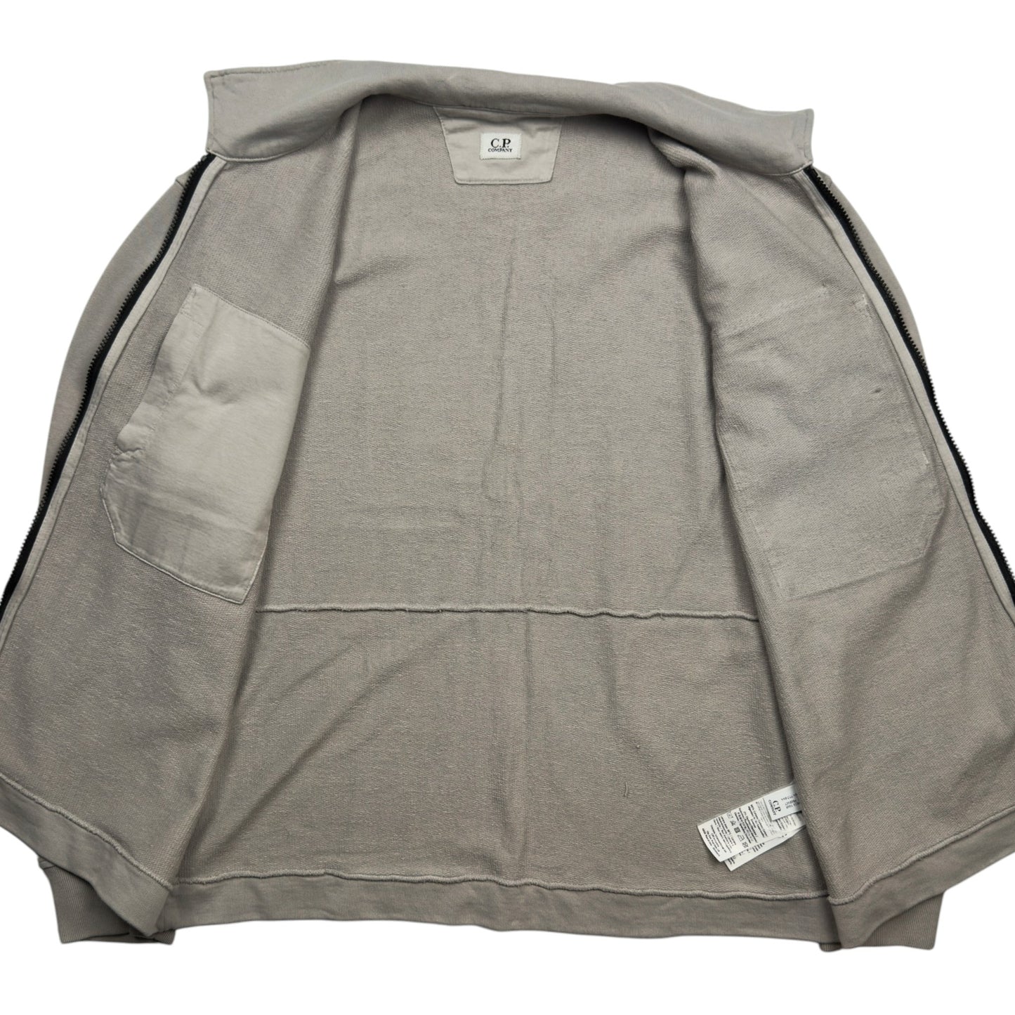 S/S 24 C.P. Company Utility Pocket Fleece Overshirt - Grey