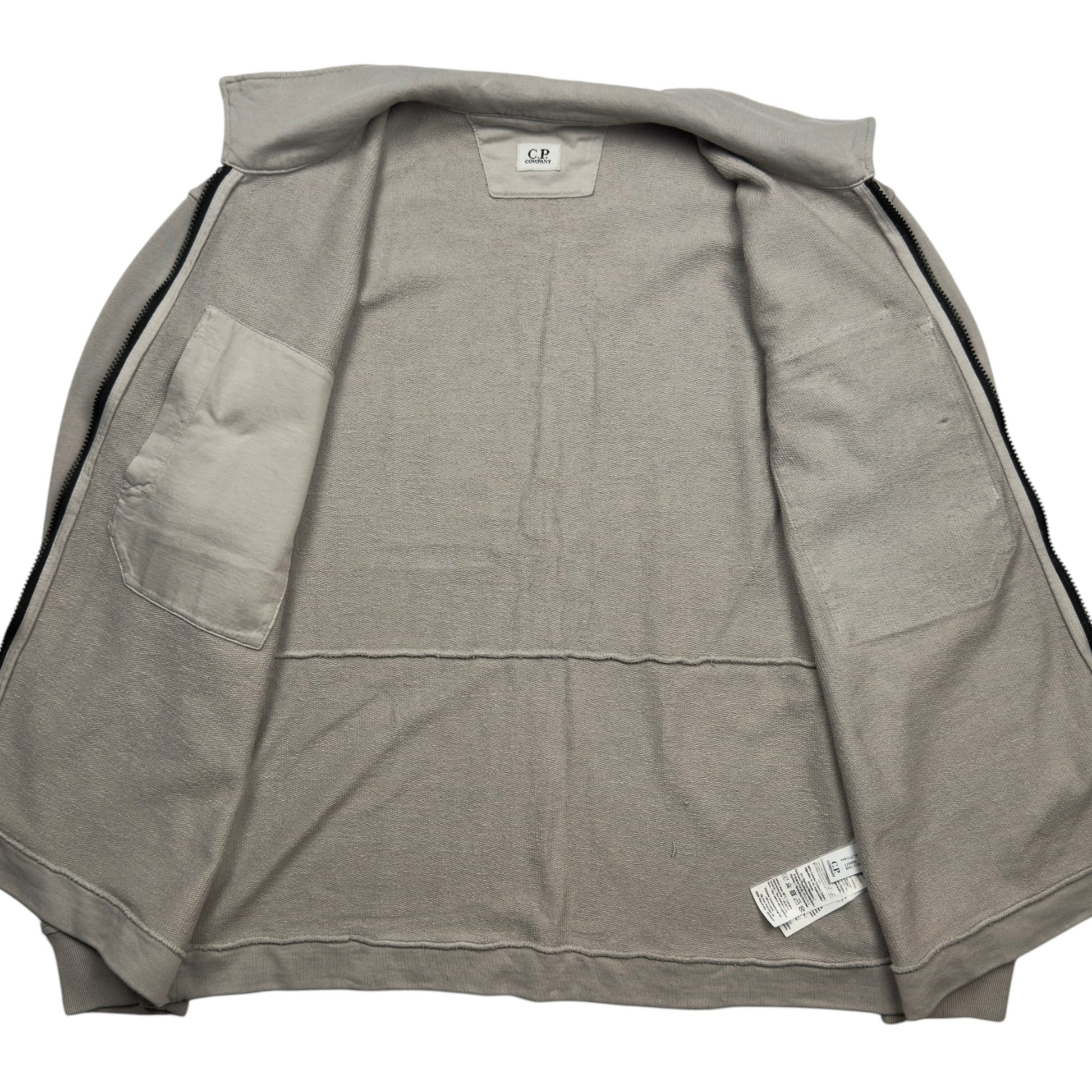 S/S 24 C.P. Company Utility Pocket Fleece Overshirt - Grey