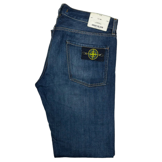 S/S 10 Stone Island Regular Fit Dark Wash Jeans 34/34