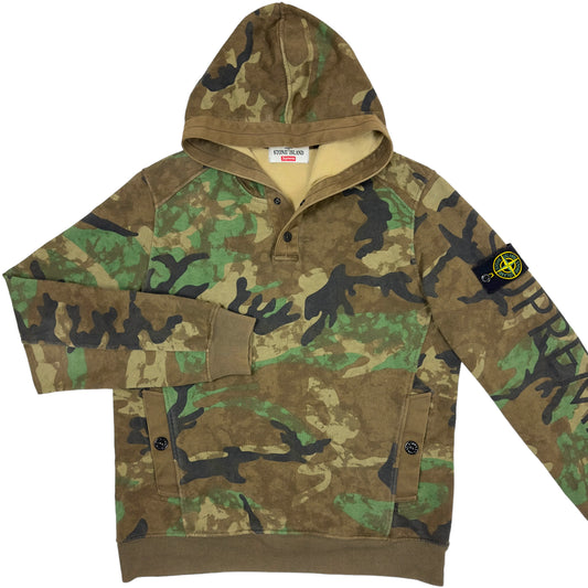 A/W 14 Stone Island X Supreme Camo Hoodie