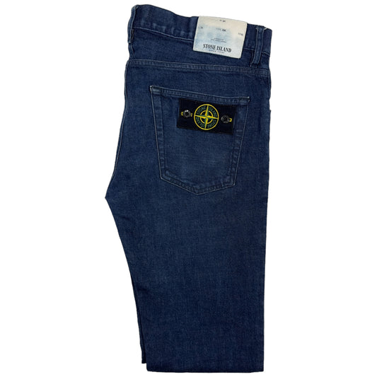 S/S 16 Stone Island Skinny Fit Dark Wash Jeans 32/34