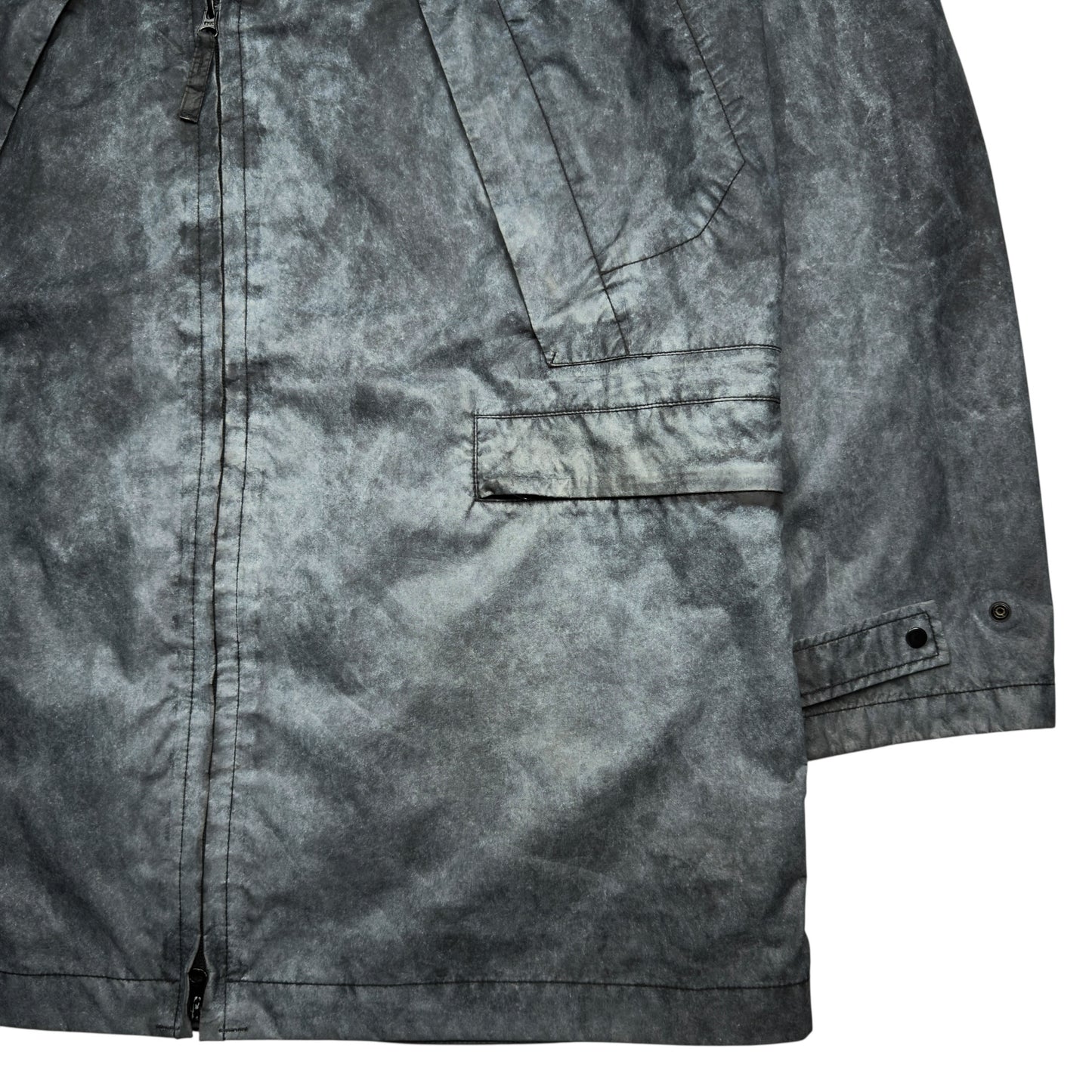 S/S 20 Stone Island Membrana 3L with Dust Colour Finish Parka Jacket