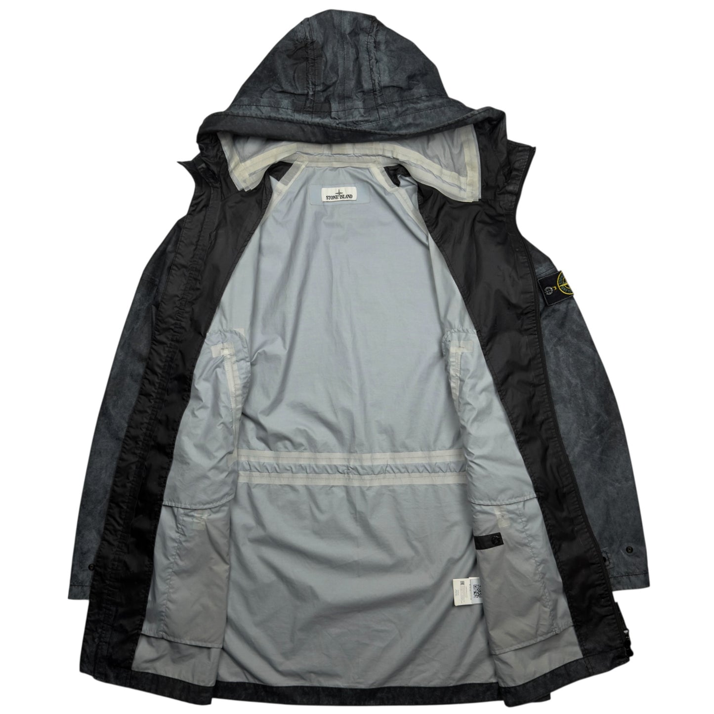 S/S 20 Stone Island Membrana 3L with Dust Colour Finish Parka Jacket