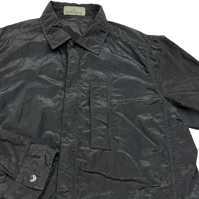 S/S 18 Stone Island Nylon Metal Overshirt - Black