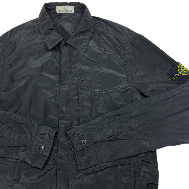 S/S 18 Stone Island Nylon Metal Overshirt - Black
