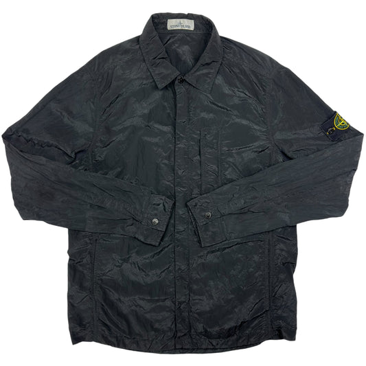 S/S 18 Stone Island Nylon Metal Overshirt - Black