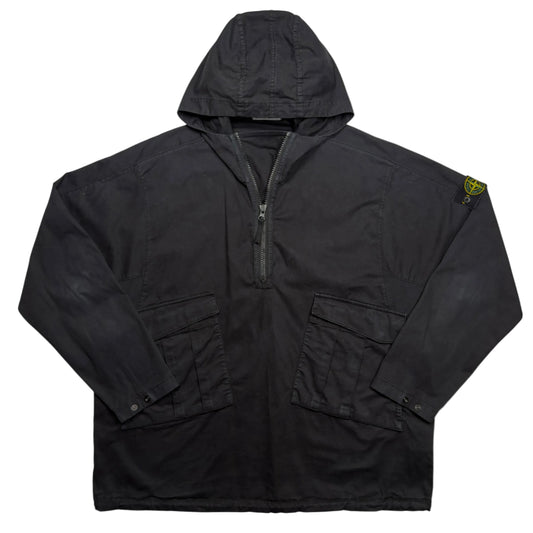 A/W 20 Stone Island Hooded Cotton Smock - Black