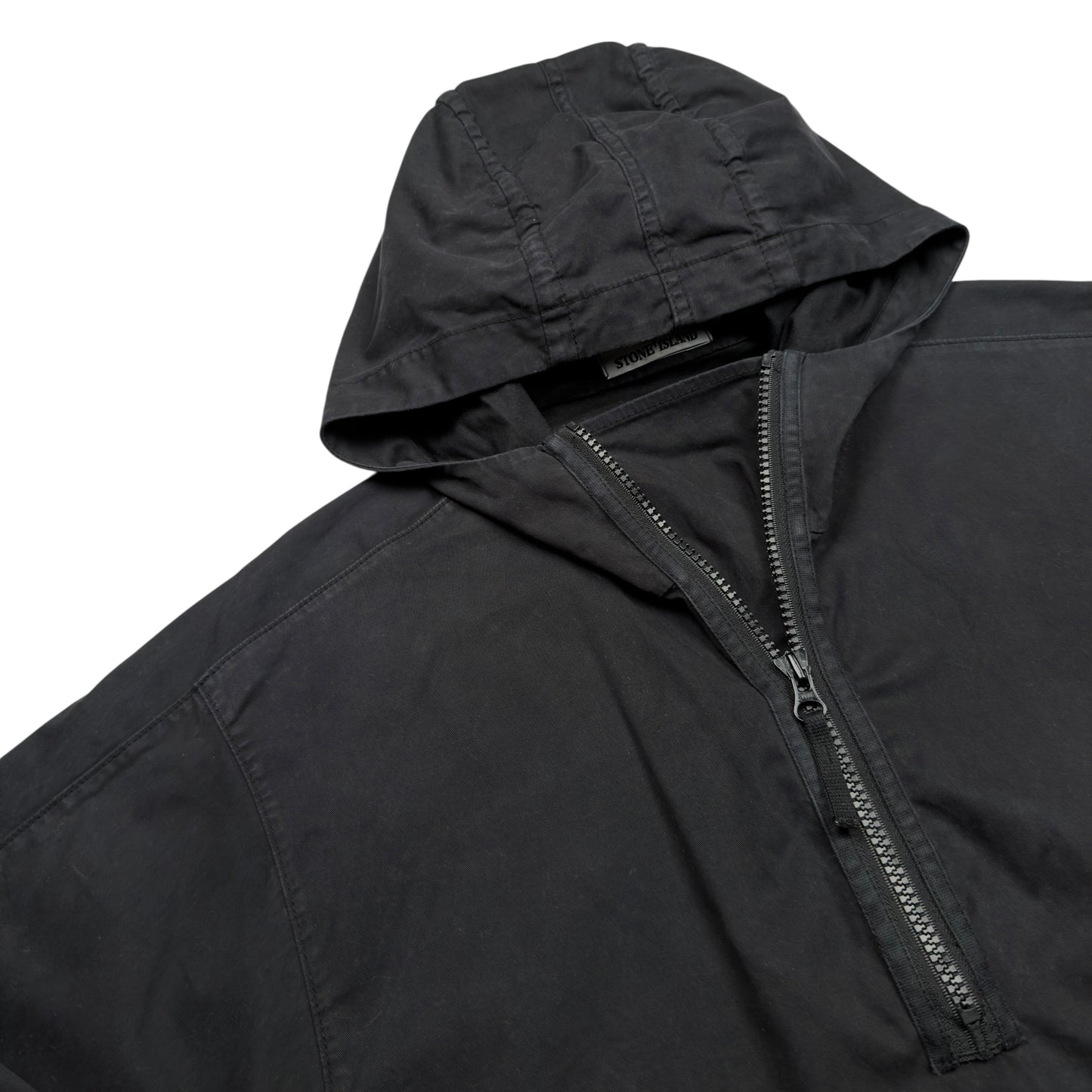 A/W 20 Stone Island Hooded Cotton Smock - Black