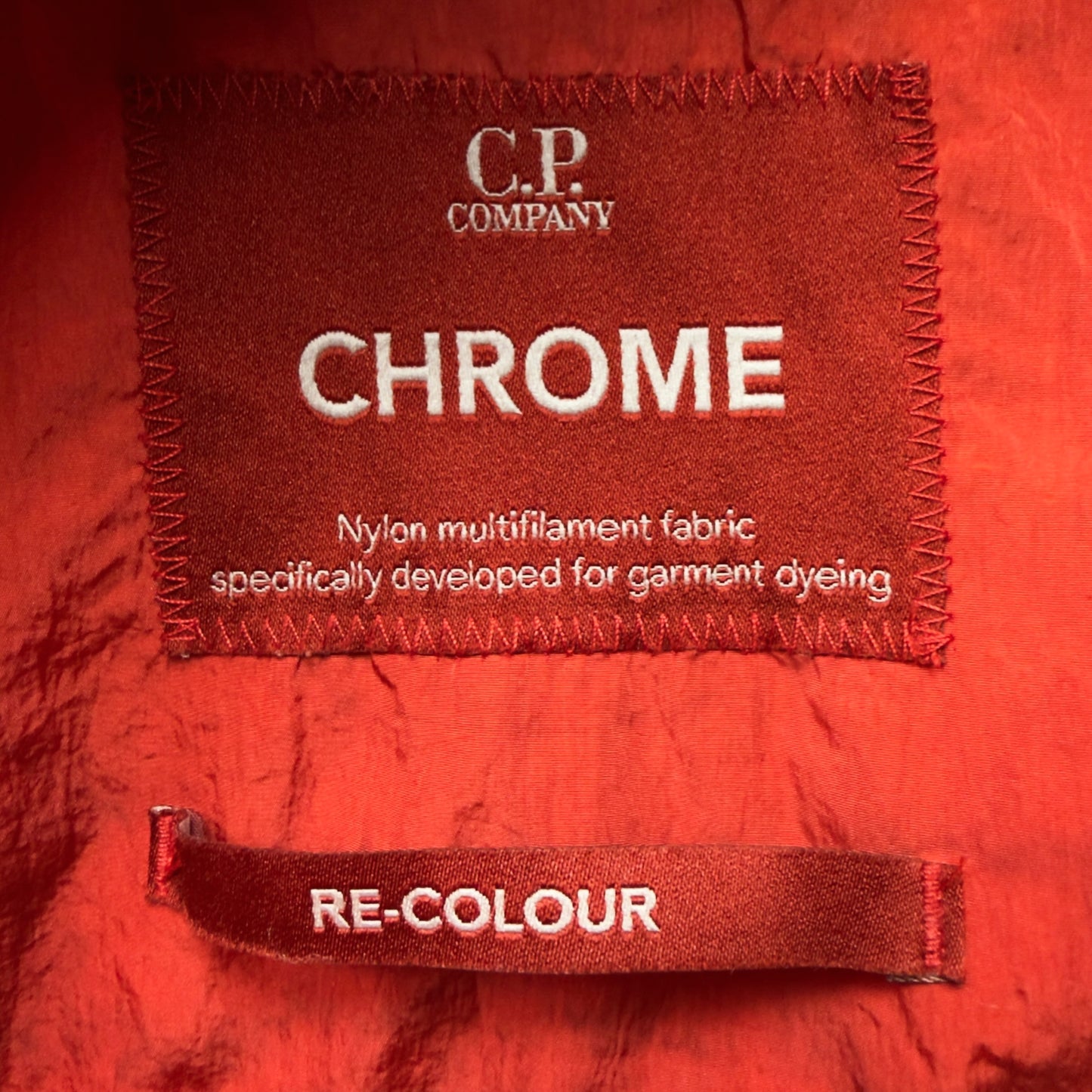 C.P. Company Chrome Re-Colour Goggle Jacket - Red